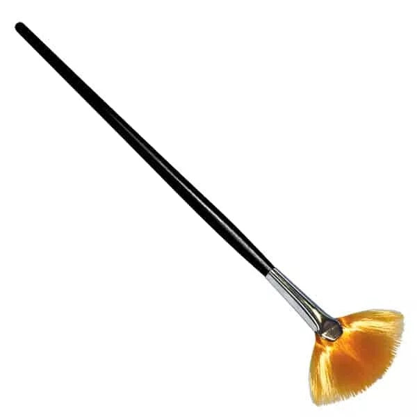 Synthetic Fan Mask Brush (orange)